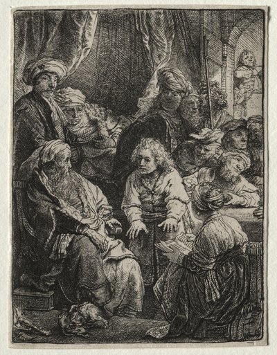Joseph berättar sina drömmar, 1638. av Rembrandt van Rijn