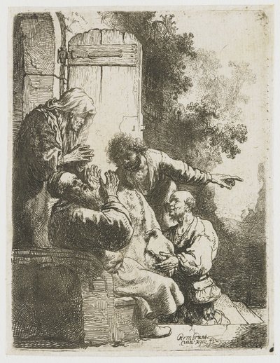 Josefs kappa fördes till Jakob av Rembrandt van Rijn
