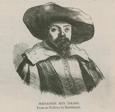 Menasseh Ben Israel av Rembrandt van Rijn
