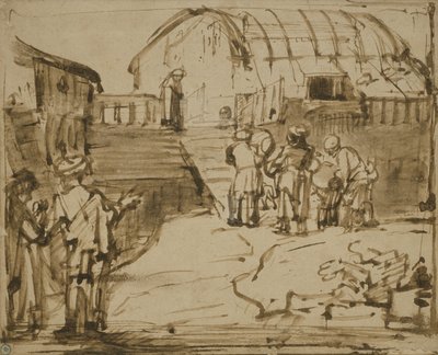 Noas ark, 1660 av Rembrandt van Rijn
