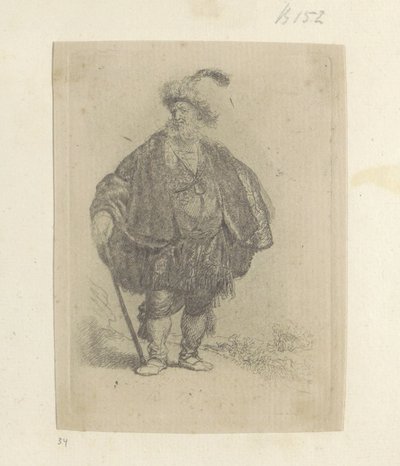 Perzisk man Samling av åttiofem originaltryck (serietitel) av Rembrandt van Rijn