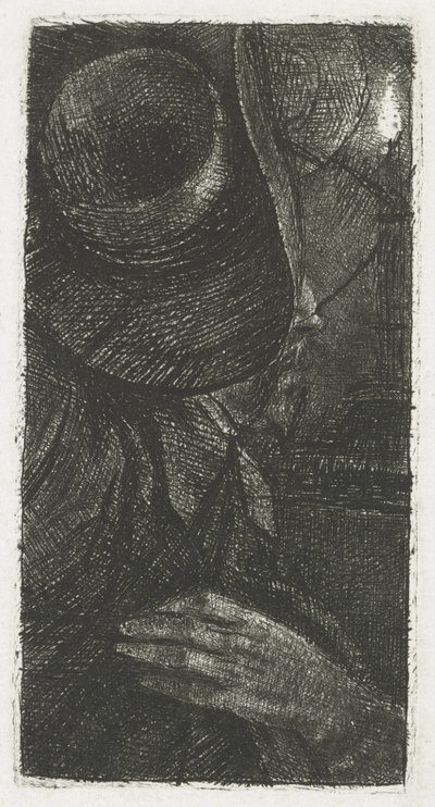 Pieter Haaringh: händer och hatt av Rembrandt van Rijn