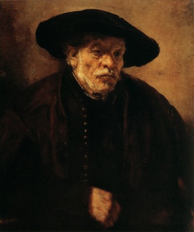 Porträtt av Rembrandts bror, Andrien van Rijn, 1654 av Rembrandt van Rijn