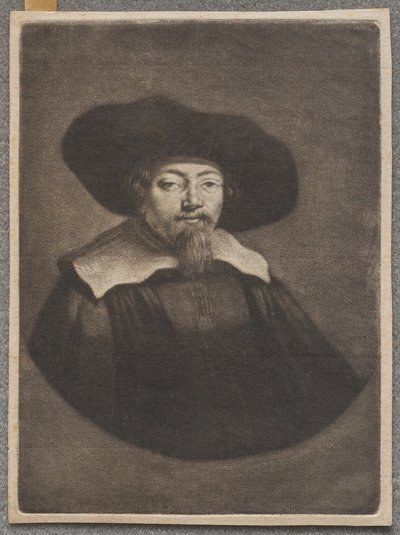 Porträtt av Samuel Manasseh Ben Israel av Rembrandt van Rijn