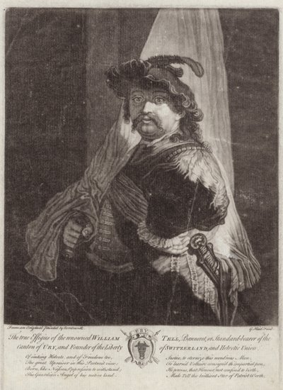 Porträtt av William Tell av Rembrandt van Rijn