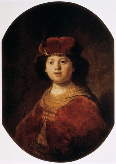 Porträtt av en pojke, 1600-talet av Rembrandt van Rijn