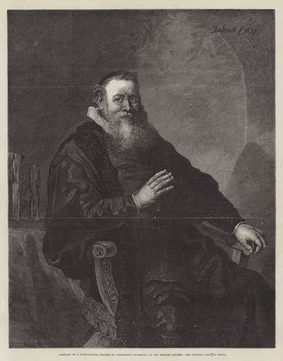Porträtt av en borgare av Rembrandt van Rijn
