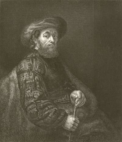 Porträtt av en jude av Rembrandt van Rijn