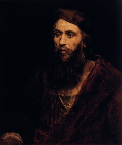 Porträtt av en man, 1661 av Rembrandt van Rijn