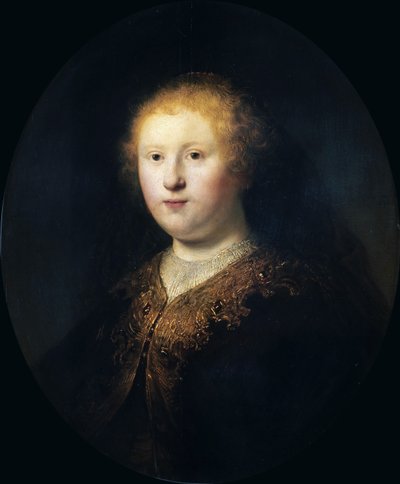 Porträtt av en ung kvinna, 1632. av Rembrandt van Rijn