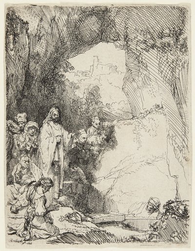 Uppväckandet av Lasarus av Rembrandt van Rijn