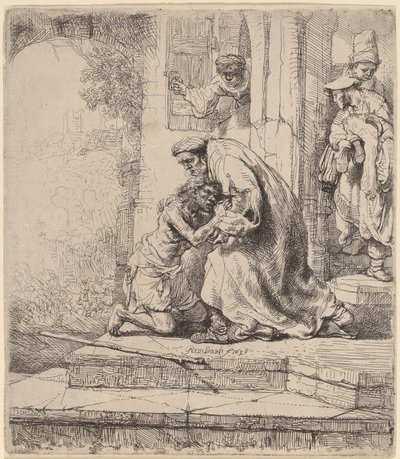 Den förlorade sonens återkomst av Rembrandt van Rijn