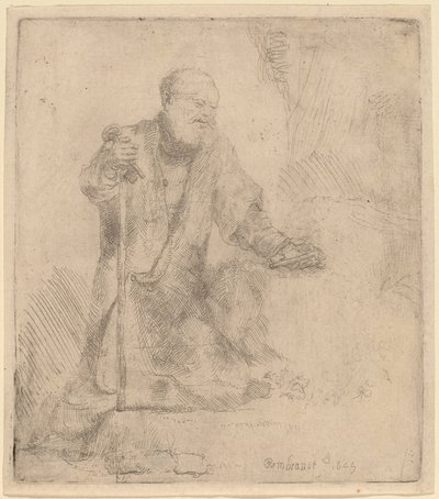 Sankt Peter i bot av Rembrandt van Rijn