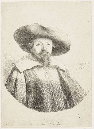 Samuel Manasseh Ben Israel av Rembrandt van Rijn