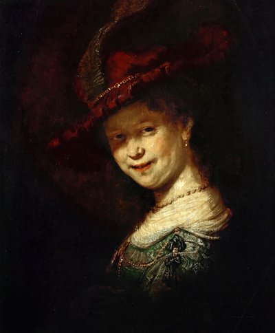 Saskia van Uylenburgh som flicka, 1633. av Rembrandt van Rijn