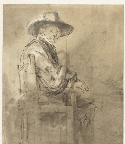 Sittande Syndic: Jacob van Loon Syndic of the Drapers’ Guild, Jacob van Loon, sittande av Rembrandt van Rijn