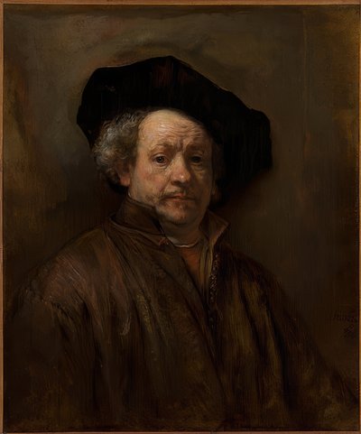 Självporträtt. 1660 av Rembrandt van Rijn