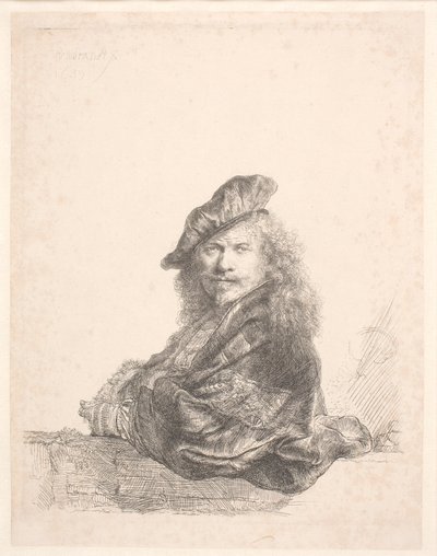 Självporträtt av Rembrandt van Rijn
