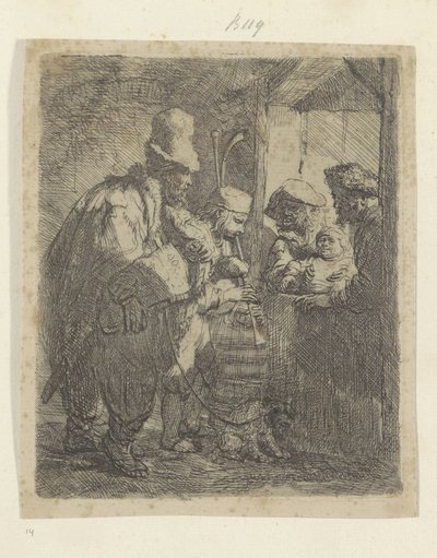 Straatmuzikanten Samling av åttiofem originaltryck (serietitel) av Rembrandt van Rijn