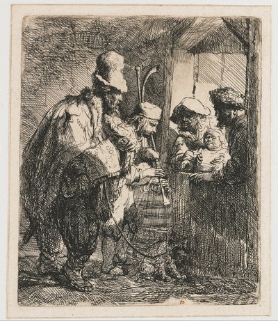 Gatumusikanter av Rembrandt van Rijn