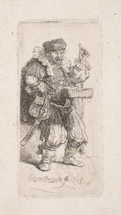 Charlatan (Tillverkare av mirakulösa salvor) av Rembrandt van Rijn