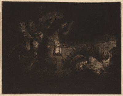 ”Herdarnas tillbedjan”: ett nattstycke av Rembrandt van Rijn