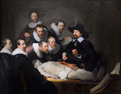 Dr Nicolaes Tulps anatomilektion, 1632 av Rembrandt van Rijn