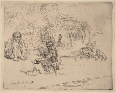 Badarna av Rembrandt van Rijn