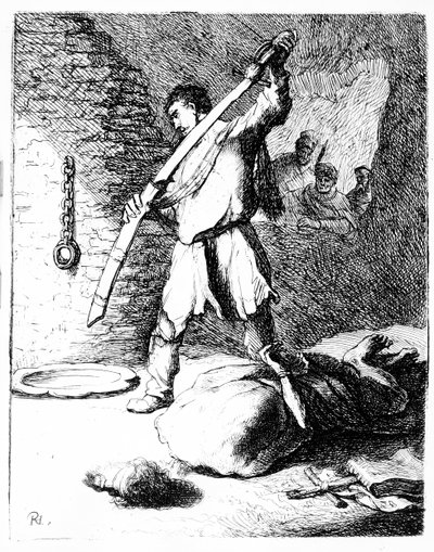 Halshuggningen av Johannes döparen, ca 1627 av Rembrandt van Rijn