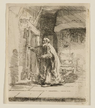 Tobits blindhet av Rembrandt van Rijn