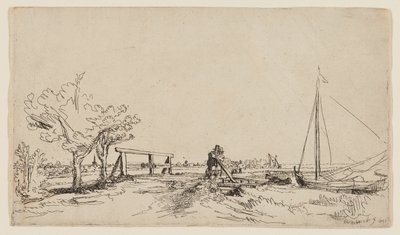 Bron vid Klein Kostverloren på Amstel av Rembrandt van Rijn