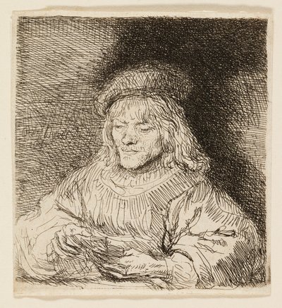 Kortspelaren av Rembrandt van Rijn