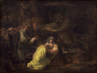 Omskärelsen, 1661 av Rembrandt van Rijn