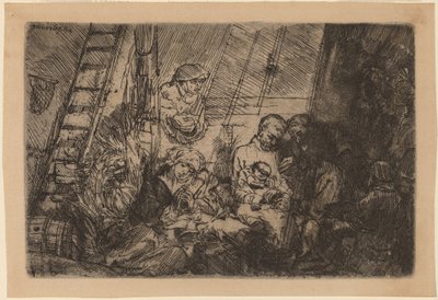 Omskärelsen i stallet av Rembrandt van Rijn