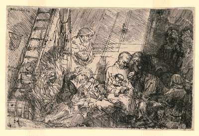 Omskärelsen i stallet av Rembrandt van Rijn