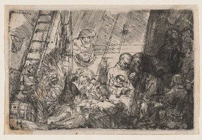 Omskärelsen i stallet av Rembrandt van Rijn