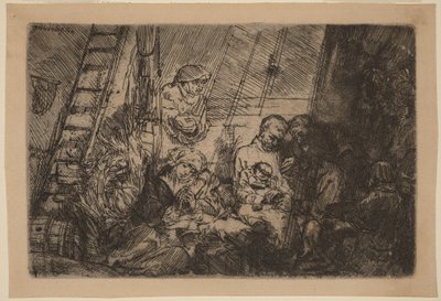 Omskärelsen i stallet av Rembrandt van Rijn