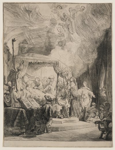 Jungfru Marias död av Rembrandt van Rijn