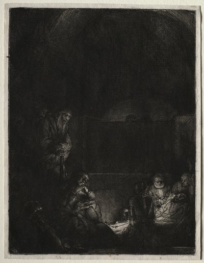 Gravläggningen, c. 1654. av Rembrandt van Rijn
