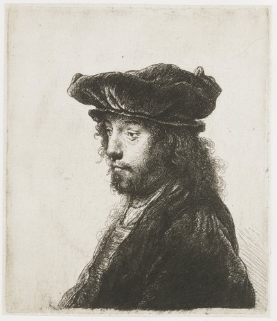 Det fjärde orientaliska huvudet Det fjärde orientaliska huvudet av Rembrandt van Rijn