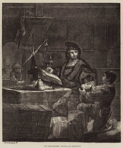 Guldvägaren av Rembrandt van Rijn