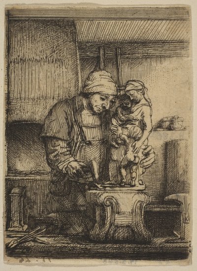 Guldsmeden, 1655. av Rembrandt van Rijn
