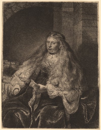 Den stora judiska bruden av Rembrandt van Rijn
