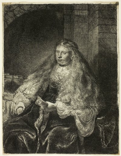 Den stora judiska bruden av Rembrandt van Rijn