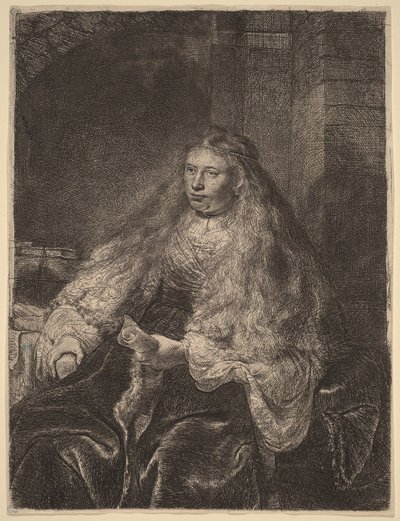 Den stora judiska bruden av Rembrandt van Rijn