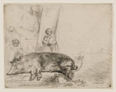 The Hog av Rembrandt van Rijn