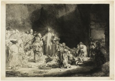 De hundra gulden trycket av Rembrandt van Rijn