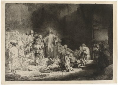 De hundra gulden trycket av Rembrandt van Rijn
