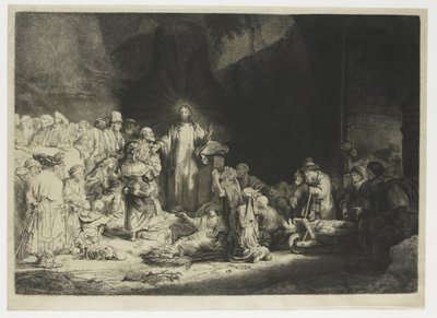 De hundra gulden trycket av Rembrandt van Rijn