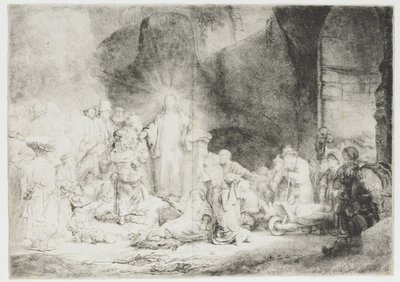 ”De hundra gulden-trycket” av Rembrandt van Rijn